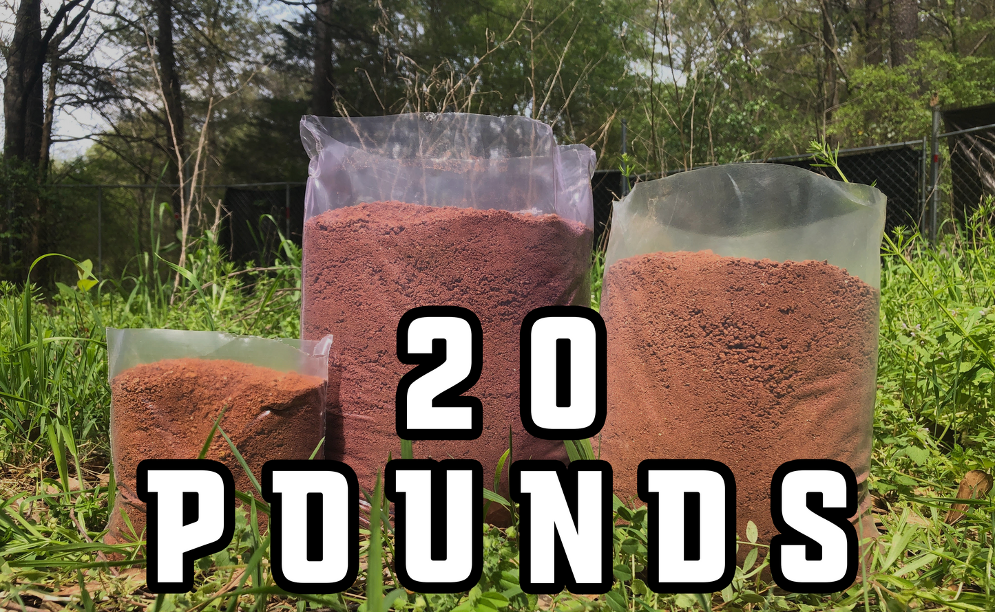 20 Pound Bag | Fresh High Quality Dirt