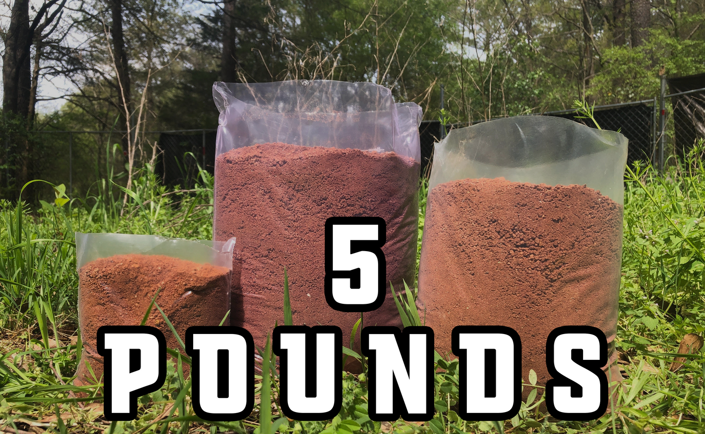 5 Pound Bag | Fresh High Quality Dirt
